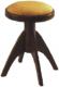 Round Adjustable Piano Stool